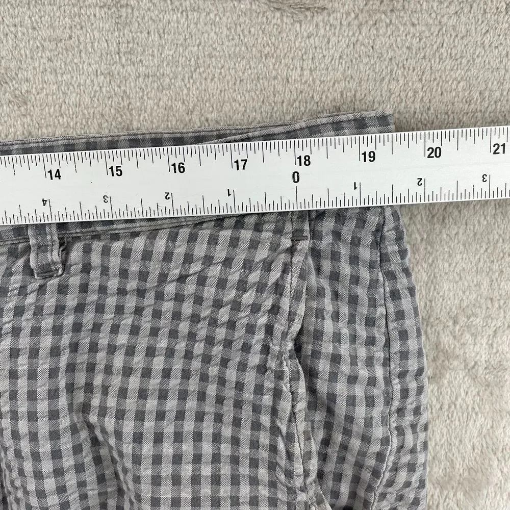 Tommy Bahama Chino Shorts Men 38 Grey‎ Seersucker Marlin Beach Vacation Casual